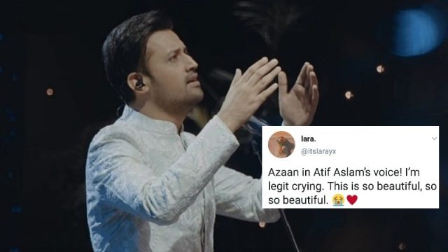 Atif Aslam gives Azaan
