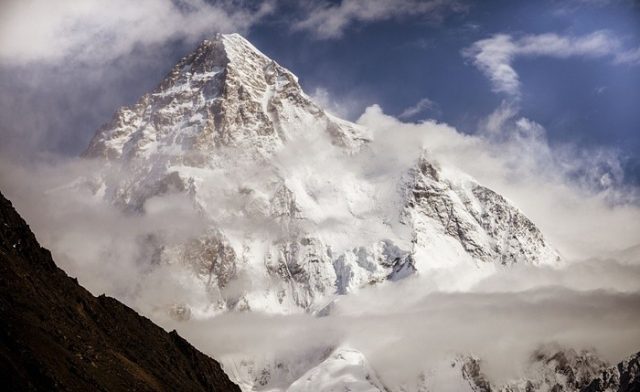 3 K2 is the second highest mountain in the world at 8,611 metres above sea level.