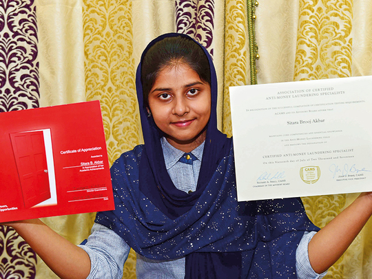 Sharjah wonder girl Sitara sets another record Education