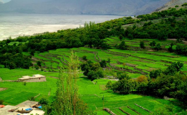 Beautiful view of Machlu Khaplu, Skardu, Gilgit Baltistan