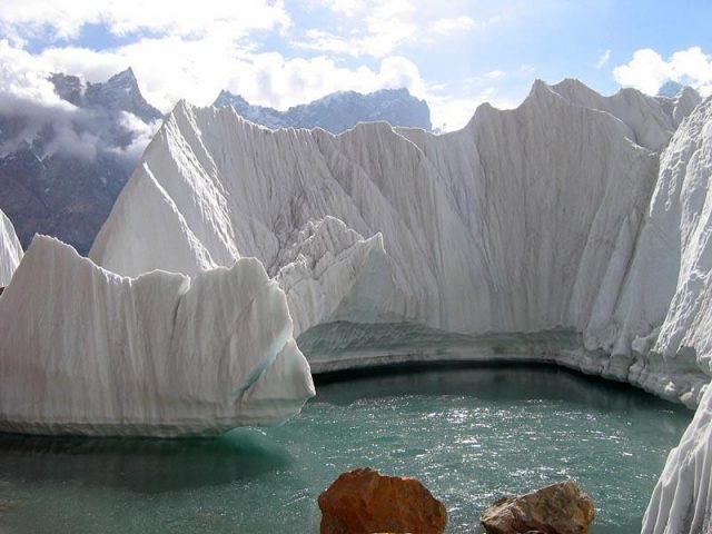 glaciers in Gilgit Baltistan