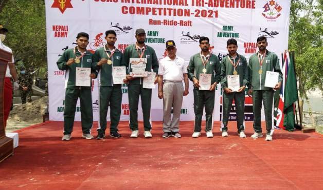 Pakistan Army Team wins GOLD medal in International Adventure Competition