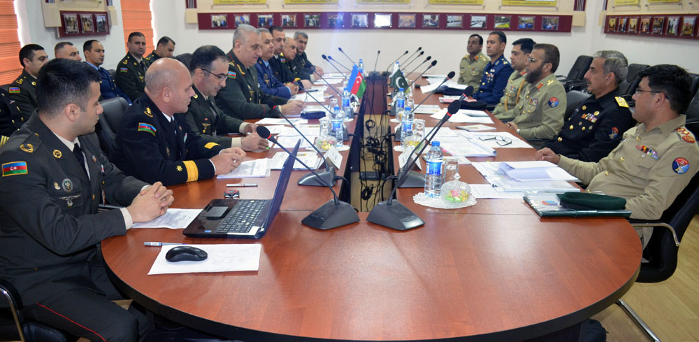 جلسه نهایی کردن کارگروه ارتش جمهوری آذربایجان و پاکستان