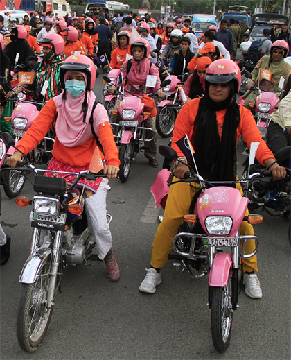 Women on Wheels campaign in punjab