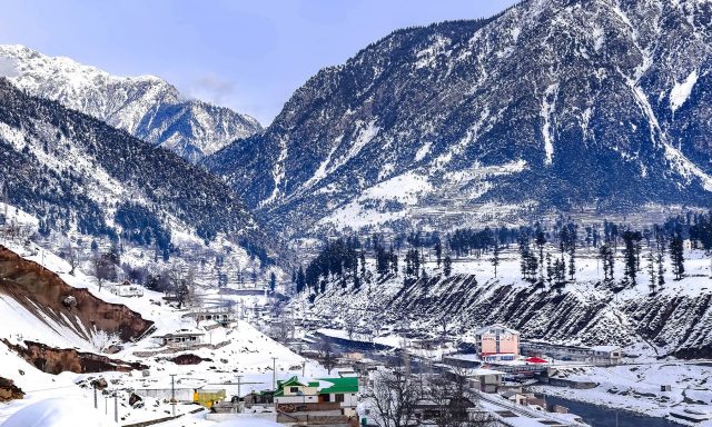 snowbound Kalam valley