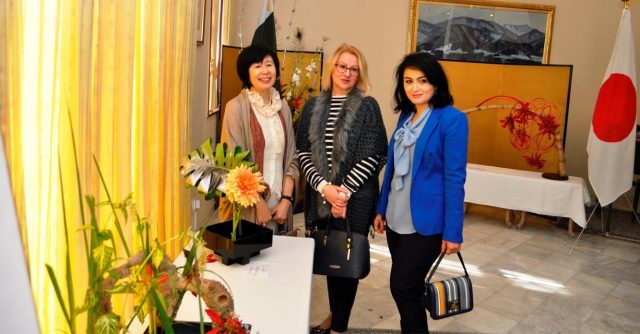 japan embassy organize flower exhibition in islamabad
