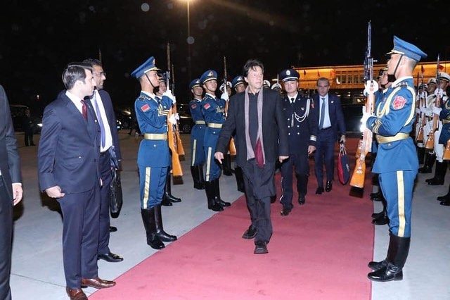 Imran Khan has left for Islamabad after concluding visit to China.