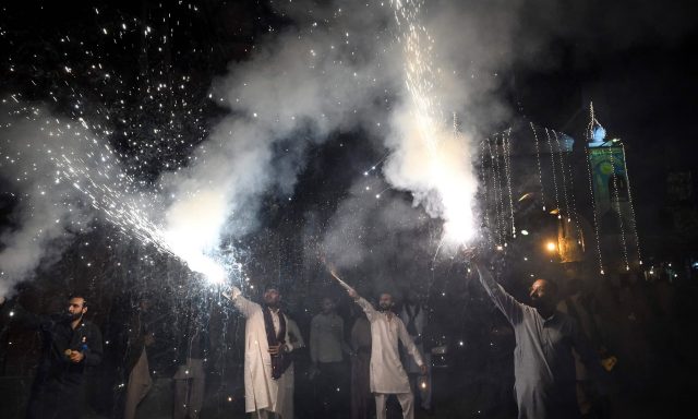 People-celebrate-with-fireworks-on-the-eve-of-Eid-i-Miladun-Nabi-in-Lahore-on-Saturday.j