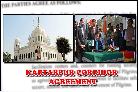 Pakistan and India sign an agreement on the Kartarpur corridor