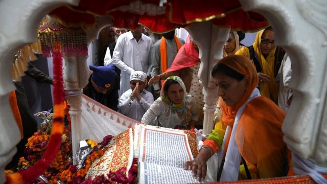Guru Nanak Sikh founder's 550th birthday celebrated