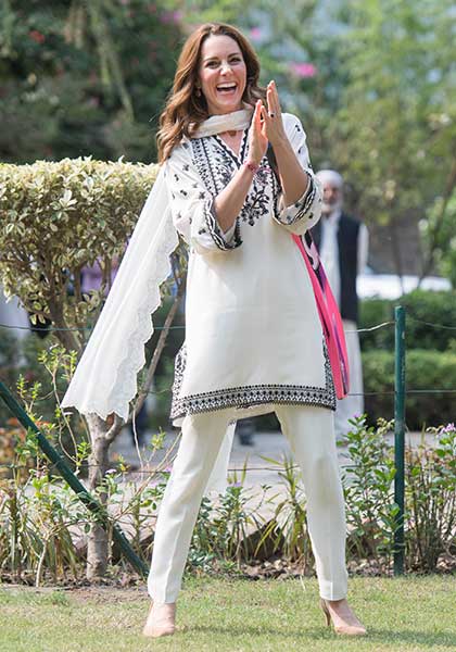 Kate Middleton sends sweet letter to fashion designer after Pakistan tour