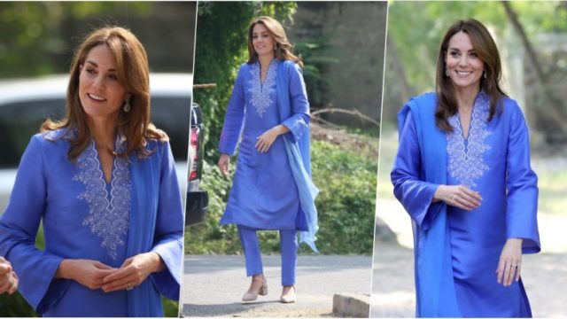 Kate Middleton's Day 2 Look During Pakistan Tour