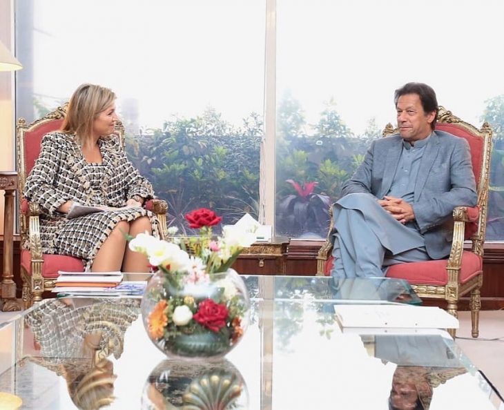 Prime Minister Imran Khan and Her Majesty Queen Máxima