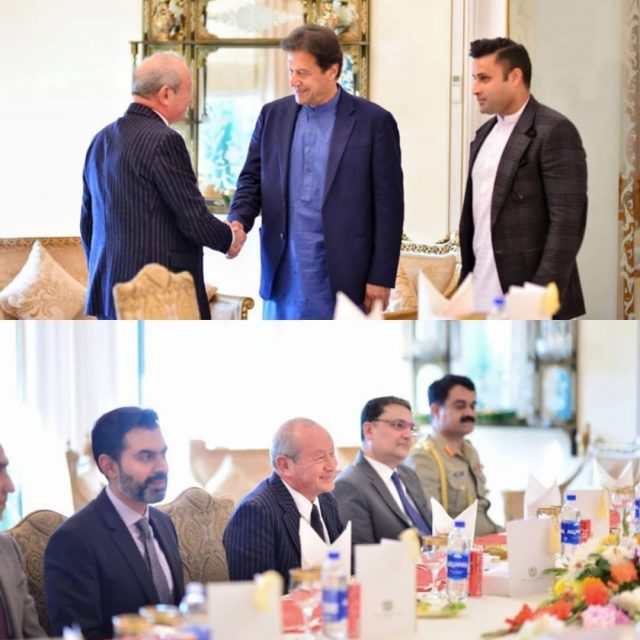 Egyptian Business Tycoon #NaguibSawiris met PM #ImranKhan