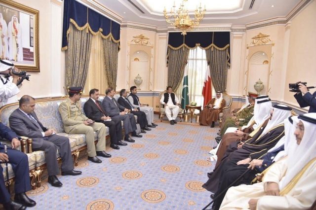 Imran Khan Meeting with Crown Prince of Bahrain