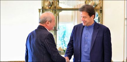 Egyptian Business Tycoon #NaguibSawiris met PM #ImranKhan
