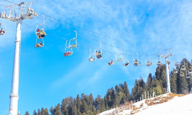 A view of the Malam Jabba chairlift 2