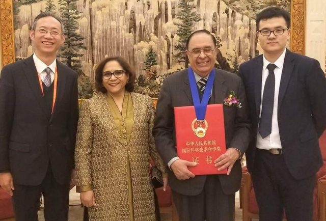 China honored Dr. Atta-ur-Rehman with the highest scientific Award