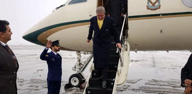 FM Qureshi reaches Iran to defuse Middle East tensions