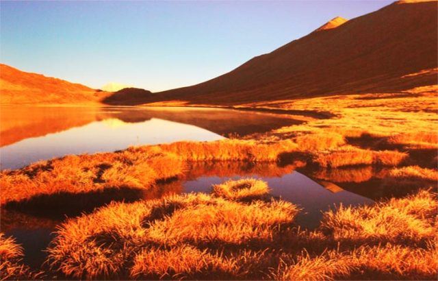 Deosai National Park in autumn