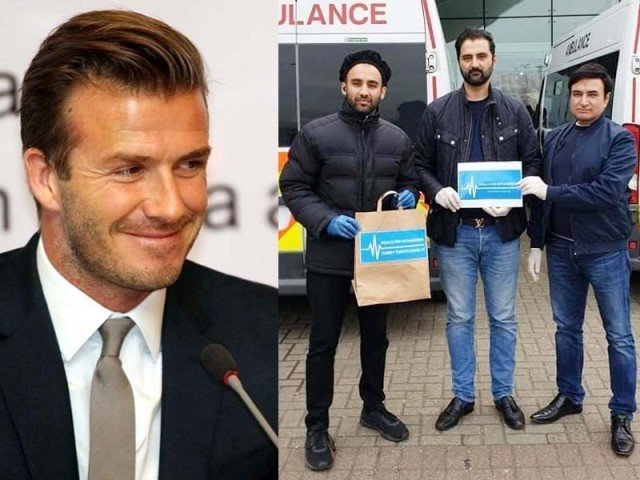 Beckham endorses British Pakistanis’ initiative to feed workers fighting COVID-19