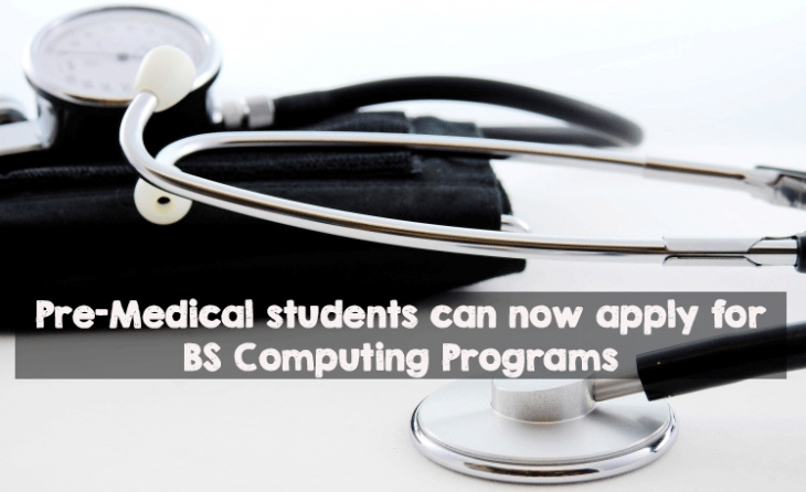 Fsc Pre-Medical Students Can Now Apply for BS CS or IT Programs
