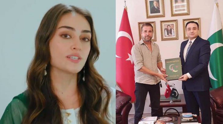 Engin Altan and Esra Bilgic Wish Pakistanis a Happy Independence Day!