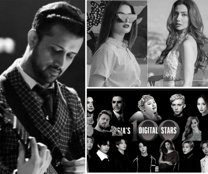 Mahira Khan, Atif Aslam, Aiman Khan featured on Forbes' list of Asia's 100 Digital Star