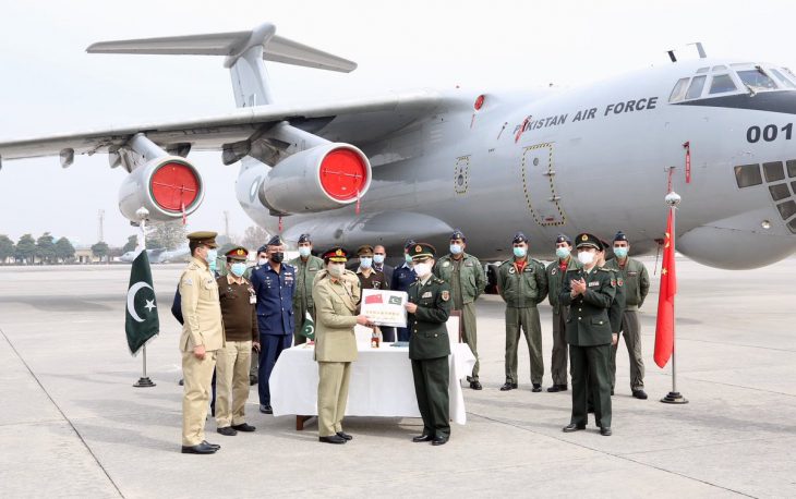 China donates Covid-19 vaccine for Pakistan's armed forces