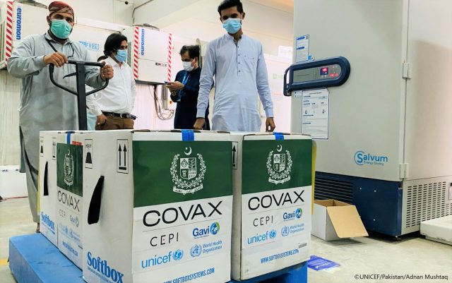 Pakistan receives first batch of Pfizer vaccine under COVAX
