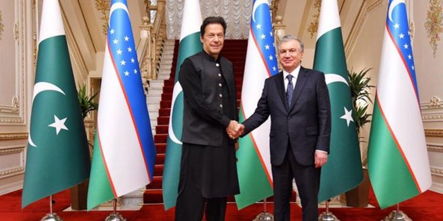 PM Imran Khan Meets Uzbek President