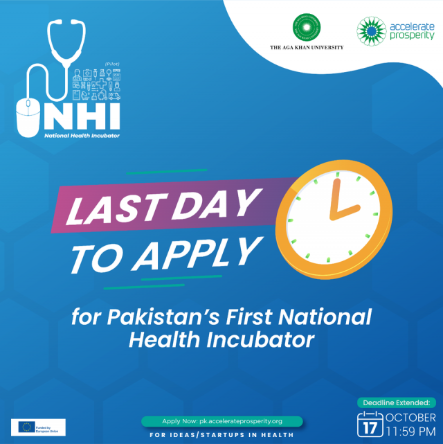 8 Accelerate Prosperity and Aga Khan University launch Pakistan's first National Health Incubator
