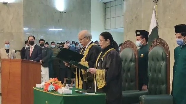 Pakistan laud Justice Ayesha for taking oath