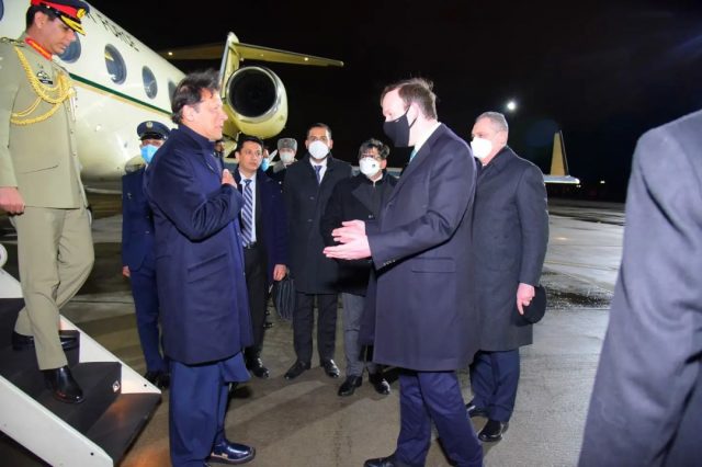 Imran khan arrived in Moscow on two days official visit to Russia on invitation of President H.E. Vladimir Putin2