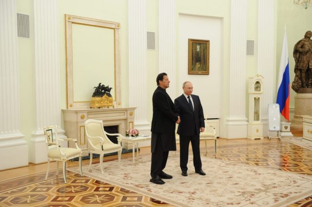 PM Imran Khan & Russian President Vladimir Putin held one on one meeting