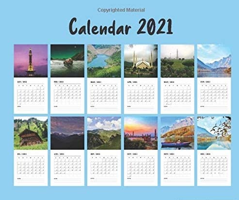 Calendars pakistani Souvenirs_