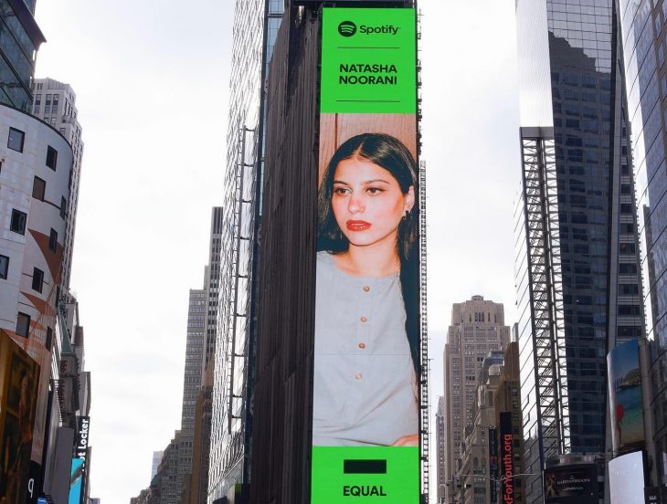 oorani is up on Times Square